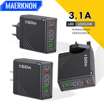 Maerknon Fast Charging USB-C PD Wall Charger – Universal Phone Adapter